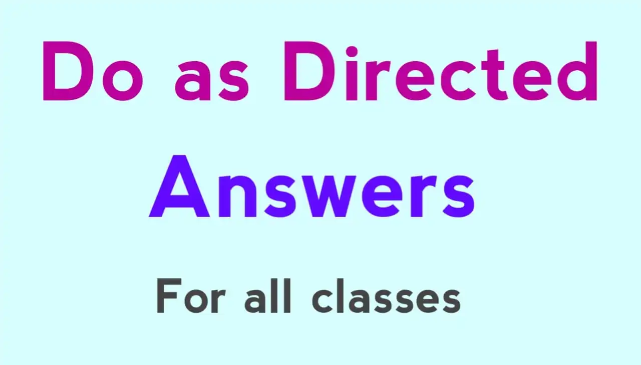 Answers Sets: Do as Directed