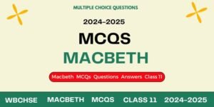 Macbeth MCQs Questions Answers Class 11 (2025)