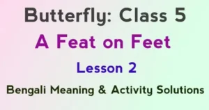 A Feat on Feet Class 5 Questions Answers and Bengali Meaning