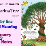 Our Casuarina Tree Bengali Meaning and Summary WBCHSE