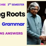 Strong Roots Textual Grammar Questions Answers Class 12
