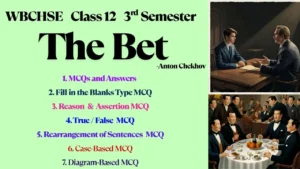 The Bet MCQs with Assertion Reason Class 12 3rd Semester