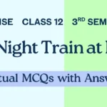 The Night Train at Deoli MCQ with Answers WBCHSE