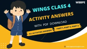Class 4 Wings Part 1 Part 2 Part 3 Activity Answers pdf Download 2025