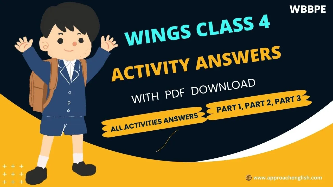 Class 4 Wings Part 1 Part 2 Part 3 Activity Answers pdf Download 2025