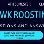 Hawk Roosting Questions Answers 4th Semester Class 12