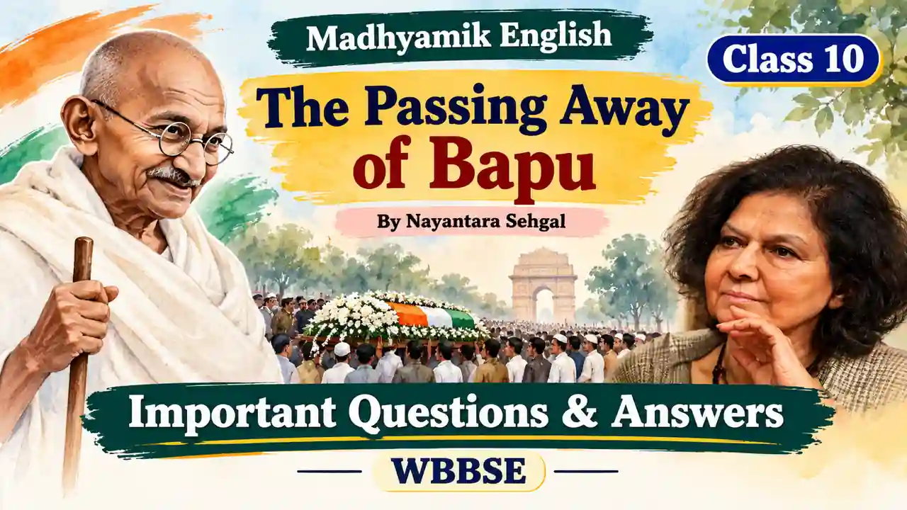 The Passing Away of Bapu Questions and Answers Class 10 (2027)