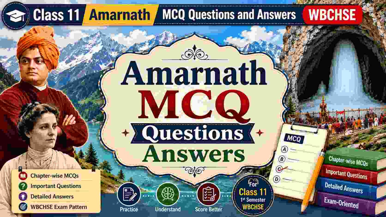 Class 11 Amarnath MCQ Questions and Answers WBCHSE