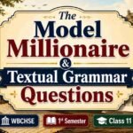 The Model Millionaire Textual Grammar Questions and Answers WBCHSE