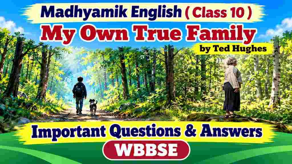 My Own True Family Questions and Answers Class 10 (2027)